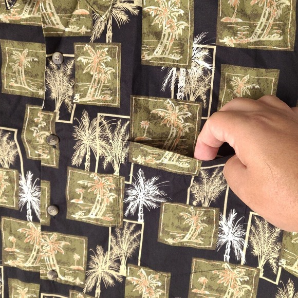 Vintage Cooke Street Shirt Mens XL Palm Floral Hawaiian Aloha Made In‎ Hawaii - Picture 5 of 12